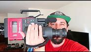JVC GR-C1U VHS Camera Review (The Back to the Future camera)