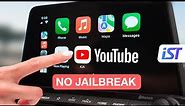 How to watch YouTube on Apple CarPlay in ANY CAR in 2023 - NO JAILBREAK REQUIRED - TrollStore
