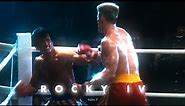 Rocky Balboa vs Ivan Drago remastered in 4k rounds 1 and 2 | #shorts #rocky4 #rockybalboa #ivandrago