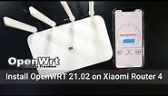 OpenWRT - Xiaomi Mi Router 4 OpenWRT Installation