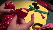 How to make a simple minnie mouse hair bow
