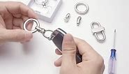 TISUR Swivel Key Chains Rings Connector with Detachable Ring