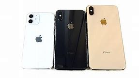 iPhone 12 Mini vs iPhone XS vs iPhone XS Max Size Comparison