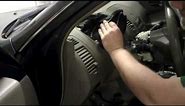 Remove and install the complete instrument cluster on 2005 Nissan Altima.