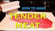 How to Tenderize Meat the Best Way 48 Blades. Jaccard Meat Tenderizer