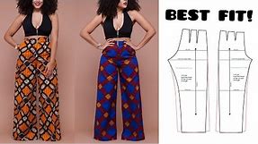 Best PALAZZO PANT Tutorial | How to CUT and SEW
