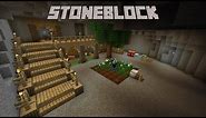StoneBlock - SIMPLE MOB FARMING [E02] (Modded Minecraft)