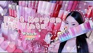 Top 5 POPULAR Korean Lip Tints Worth Trying, Review & Swatch | Dasique, Unleashia etc