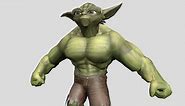 Buff Yoda (Clone Wars style, Video included) - Download Free 3D model by Kirifuki