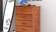 Discovery World Furniture Honey 5 Drawer Chest