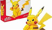 MEGA Pokémon Action Figure Building Toy Set for Kids, Jumbo Pikachu with 806 Pieces, 12 Inches Tall, Age 8+ Years Old