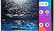 GZhuoNan Case for Blu View 2 Phone Case B130DL Soft Silicone Protective Case (Sea Moon)
