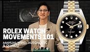 Rolex Watch Movements 101 - Manual Wind, Automatic, and Quartz | SwissWatchExpo