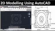 2D drawing using AutoCAD : drawing 4