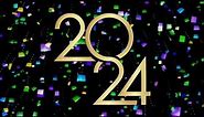 Happy New Year "2024" Screensaver - Happy New Year Screensaver - New Year Celebration Screensaver -