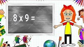 La Table de 8 (Apprendre les tables de multiplication)
