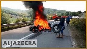 🇽🇰 Kosovo Albanians block roads during Serbian president visit | Al Jazeera English