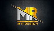 M R Logo Design On Android Phone - M R Logo In Pixellab~@ShivaRamEdits