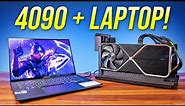 RTX 4090 Gaming Laptop 🤯 eGPU Comparison with Desktop!