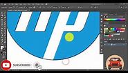 How to make hp logo in illustrator
