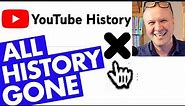 How to DELETE SEARCH and WATCH history on YouTube
