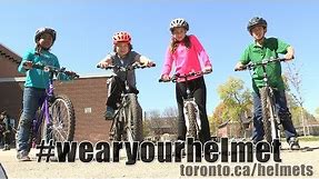 Always #WearYourHelmet & Remember the 2-V-1 Rule! | @TorontoPolice Bike Helmet PSA