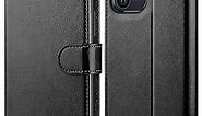 OCASE Compatible with iPhone 12 Case/Compatible with iPhone 12 Pro Wallet Case, PU Leather Flip Case with Card Holders RFID Blocking Kickstand Phone Cover 6.1 Inch (Black)