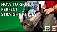 How to Grind Straight Knives on a Weinig Grinder