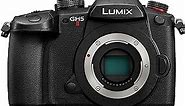Panasonic LUMIX GH5M2, 20.3MP Mirrorless Micro Four Thirds Camera with Live Streaming, 4K 4:2:2 10-Bit Video, Unlimited Video Recording, 5-Axis Image Stabilizer DC-GH5M2 Black