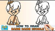 How to Draw Bamm Bamm Rubble from The Flintstones