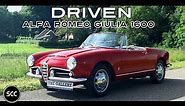 ALFA ROMEO GIULIA 1600 Spider 1963 - Test Drive in top gear - Engine sound | SCC TV