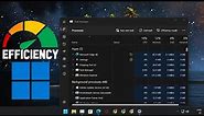 Windows 11 "Efficiency Mode" Improves System Performance