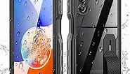 for Samsung Galaxy A14 5G Phone Case, Waterproof Case with Built-in Screen Protector, Full Body Dustproof Shockproof Rugged Heavy Duty Protection Case with Cell Phone Ring Holder for Samsung A14 5G