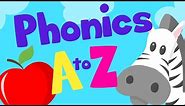 PHONICS A to Z for kids | Alphabet Letter Sounds | LOTTY LEARNS