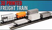 Sam's 100% 3D-Printed Model Railway Freight Train!