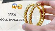 I MAKE SOLID 24K PURE GOLD BANGLES!! | Gold Jewelry Making | How it’s made | 4K Video