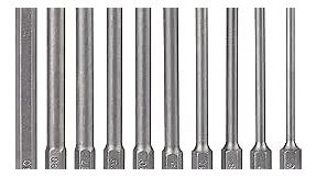 YDLQWCZ 10 Pieces Torx Security Screwdriver Drill Bit Set T6 T7 T8 T10 T15 T20 T25 T27 T30 T40 Torx Bits 1/4 Inch Magnetic Hex Shank 4 Inch Length S2 Steel Tamper Proof Star Screwdriver Bits Tools