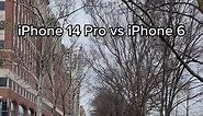 iPhone 14 Pro vs iPhone 6 camera comparison! #iphone14pro #iphone6plus #cameracomparison #cameratest