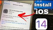 How to Install iOS 14 Beta Profile easy way || Download ios 14 on iphone