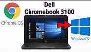 How to Install Windows 10 on Dell Chromebook 11 Model 3100