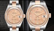Rolex Datejust Steel Rose Gold Diamond Ladies Watch 179161 | SwissWatchExpo
