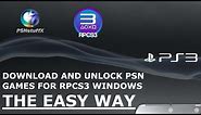Easily Download & Unlock Games For RPCS3 Windows 2024