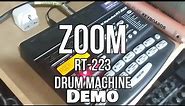 ZOOM RT-223 RhythmTrak Drum Machine "DEMO"