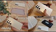 Samsung Galaxy S23 Ultra Unboxing Aesthetic _Setup & Accessories #samsungs23ultra #samsunggalaxy