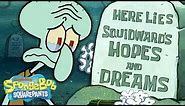 Squidward Being a Mood 🦑 Most Relatable Moments | SpongeBob