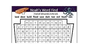 Noah's Ark Activity Worksheets for Children - Ministry-To-Children