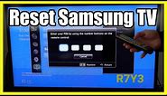 How to Reset your Samsung Smart TV back to Default Settings with PIN (Fast Method!)