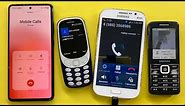 Samsung Galaxy A51, Samsung Galaxy Grand GT-19082, Old Nokia, Old Samsung/ Incoming, Outgoing Call