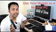 How To Use Your Android Device As a Microphone For Your Computer | Billi4You