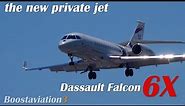 FALCON 6x the new private jet of Dassault Aviation